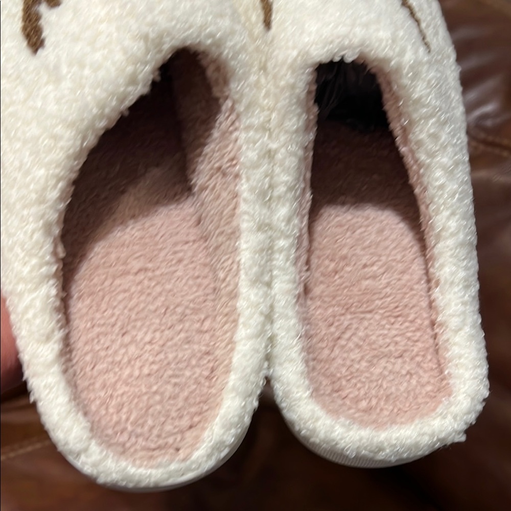 Cozy Rudolph Reindeer Slippers - Picture 2 of 4